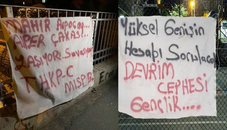 Basel’de Haziran şehitleri anması Öncesi İstanbul’da pankartlar asıldı